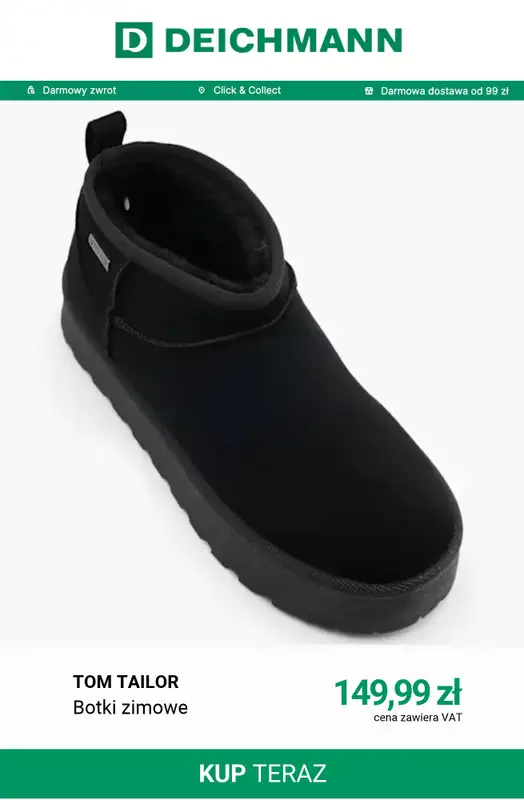 Deichmann - gazetka promocyjna Tylko online od poniedziałku 26.10  - strona 8