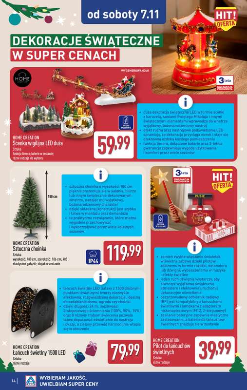 Aldi - gazetka promocyjna Klocki dla dzieci w super cenach! od środy 04.11 do soboty 07.11 - strona 14