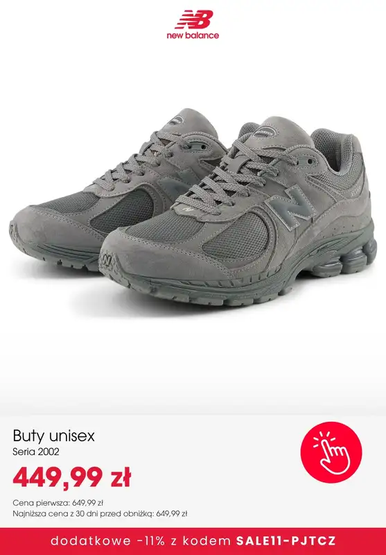 New Balance - gazetka promocyjna Extra  -11% na SALE z kodem od poniedziałku 26.10 do niedzieli 01.11 - strona 10
