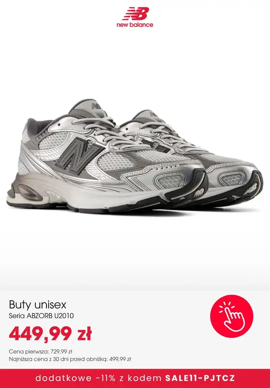 New Balance - gazetka promocyjna Extra  -11% na SALE z kodem od poniedziałku 26.10 do niedzieli 01.11 - strona 7