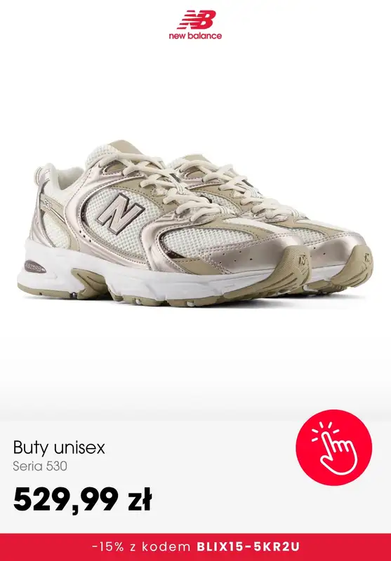 New Balance - gazetka promocyjna -15% na wybrane produkty od poniedziałku 26.10 do niedzieli 01.11 - strona 9