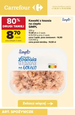 Carrefour - gazetka promocyjna -80% taniej na drugi produkt od wtorku 27.10 do soboty 31.10 - strona 3