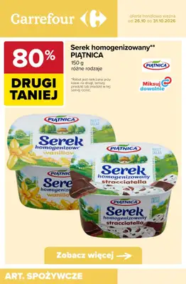 Carrefour - gazetka promocyjna -80% taniej na drugi produkt od wtorku 27.10 do soboty 31.10 - strona 6