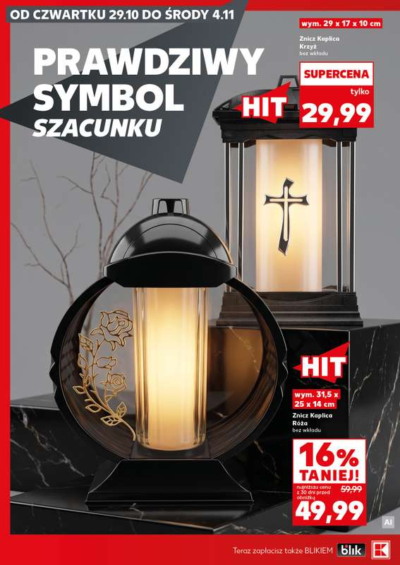 Kaufland - gazetka promocyjna Oferta Kaufland - Znicze od czwartku 29.10 do środy 04.11 - strona 8