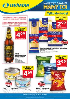 LEWIATAN - gazetka promocyjna Najlepsze okazje? Mamy TO! od czwartku 29.10 do środy 04.11