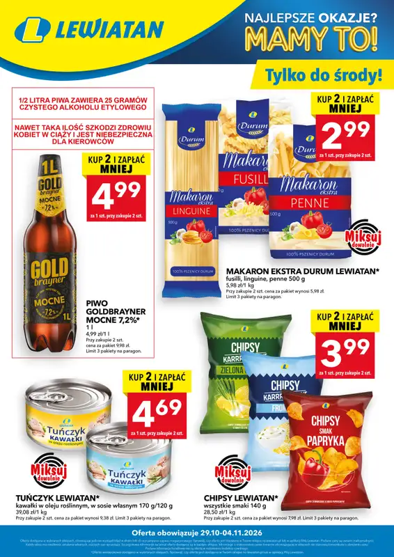 LEWIATAN - gazetka promocyjna Najlepsze okazje? Mamy TO!  