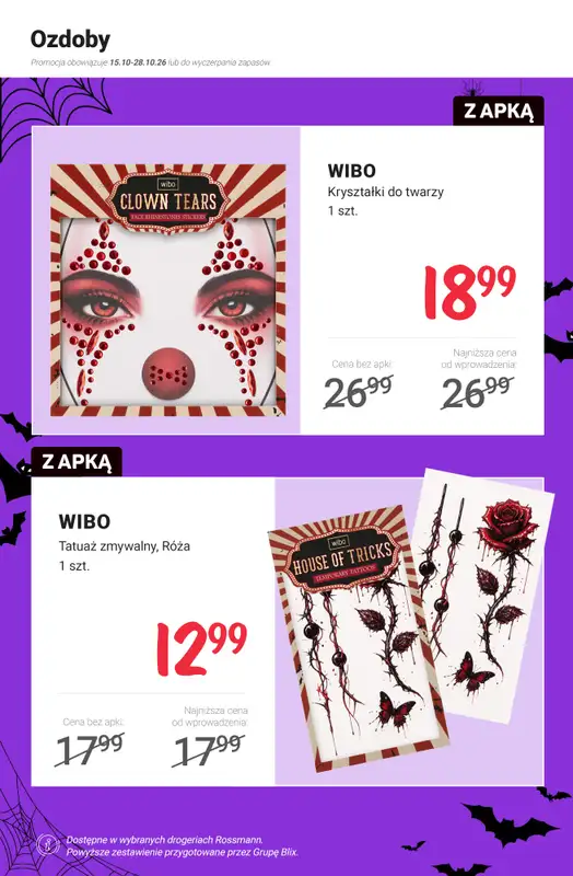 Rossmann - gazetka promocyjna Okazje na Halloween od poniedziałku 26.10 do środy 28.10 - strona 5
