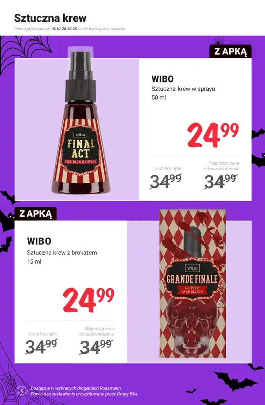 Rossmann - gazetka promocyjna Okazje na Halloween od poniedziałku 26.10 do środy 28.10 - strona 4