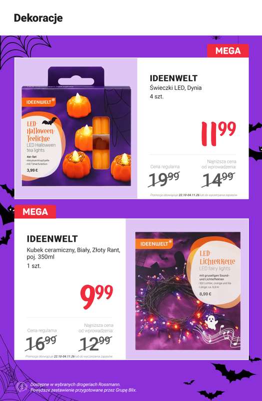 Rossmann - gazetka promocyjna Okazje na Halloween od poniedziałku 26.10 do środy 28.10 - strona 7