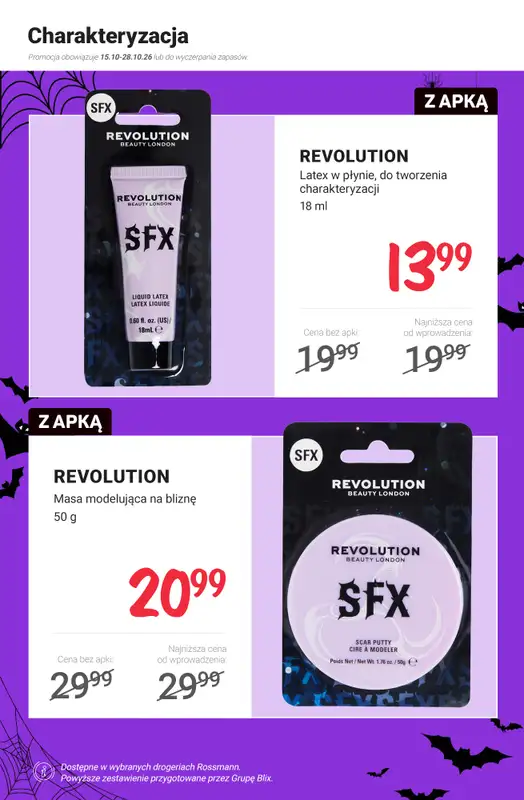 Rossmann - gazetka promocyjna Okazje na Halloween od poniedziałku 26.10 do środy 28.10 - strona 3