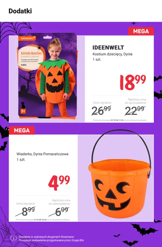 Rossmann - gazetka promocyjna Okazje na Halloween od poniedziałku 26.10 do środy 28.10 - strona 10