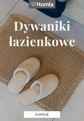 Homla - gazetka promocyjna Dywaniki łazienkowe od poniedziałku 26.10 