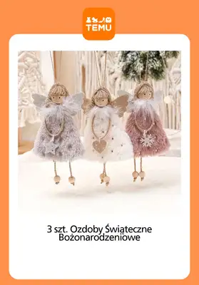Temu - gazetka promocyjna Świąteczne ozdoby od poniedziałku 26.10  - strona 12