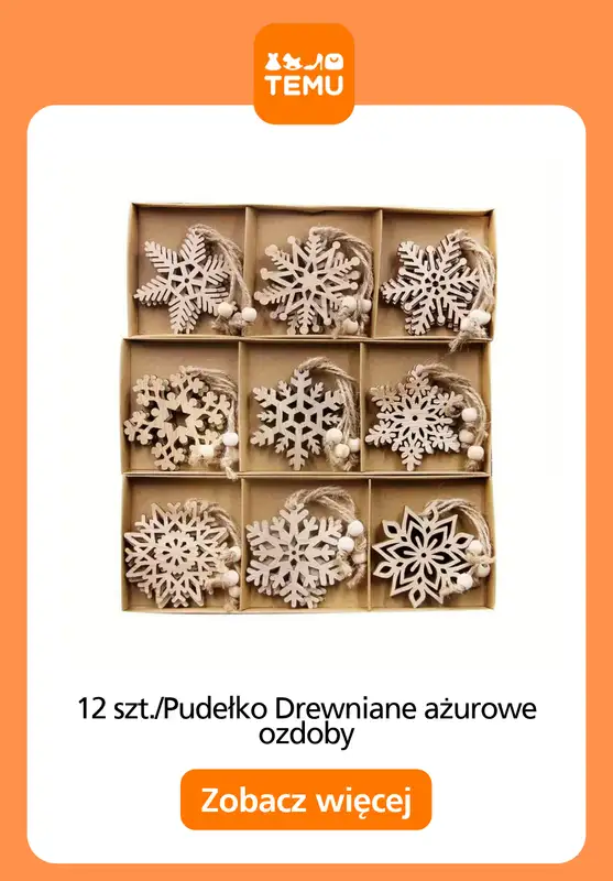 Temu - gazetka promocyjna Świąteczne ozdoby od poniedziałku 26.10  - strona 3
