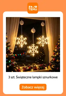 Temu - gazetka promocyjna Świąteczne ozdoby od poniedziałku 26.10  - strona 7