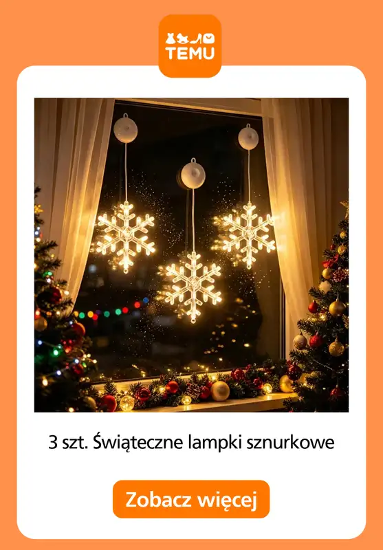 Temu - gazetka promocyjna Świąteczne ozdoby od poniedziałku 26.10  - strona 7