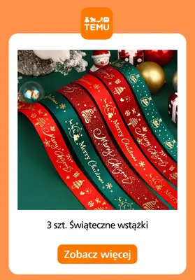 Temu - gazetka promocyjna Świąteczne ozdoby od poniedziałku 26.10  - strona 4