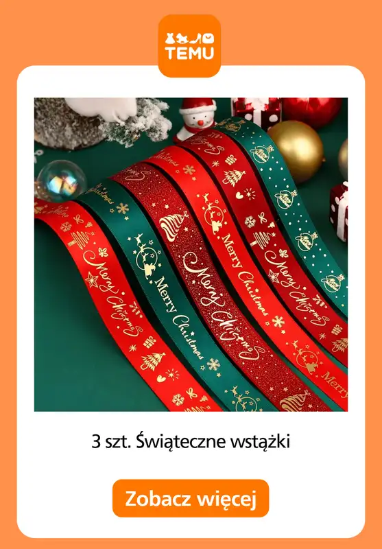 Temu - gazetka promocyjna Świąteczne ozdoby od poniedziałku 26.10  - strona 4