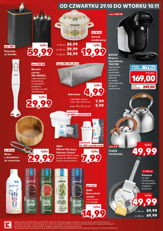 Kaufland - gazetka promocyjna Oferta Kaufland - Non Food od czwartku 29.10 do wtorku 10.11 - strona 11