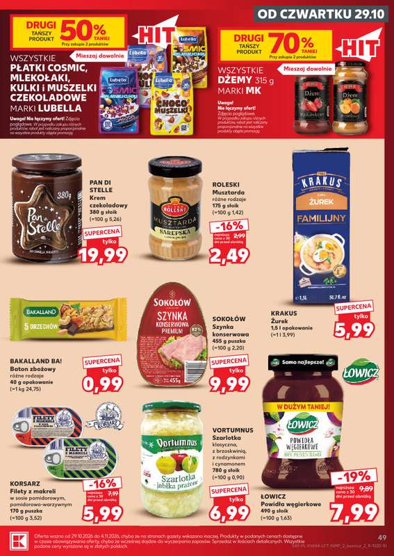 Kaufland - gazetka promocyjna Gazetka Tygodnia od czwartku 29.10 do środy 04.11 - strona 49