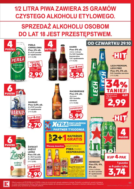Kaufland - gazetka promocyjna Gazetka Tygodnia od czwartku 29.10 do środy 04.11 - strona 55