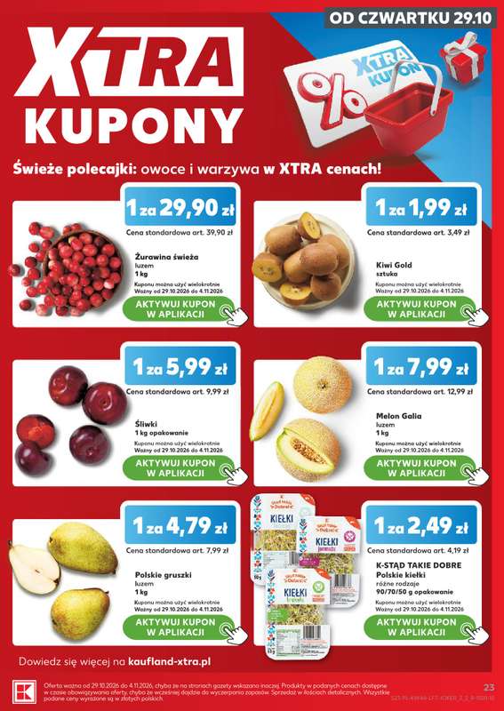 Kaufland - gazetka promocyjna Gazetka Tygodnia od czwartku 29.10 do środy 04.11 - strona 23