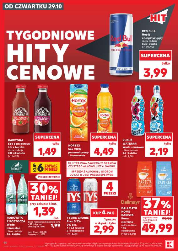 Kaufland - gazetka promocyjna Gazetka Tygodnia od czwartku 29.10 do środy 04.11 - strona 14