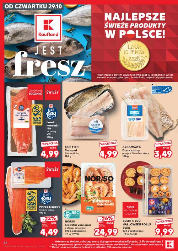 Kaufland - gazetka promocyjna Gazetka Tygodnia od czwartku 29.10 do środy 04.11 - strona 38