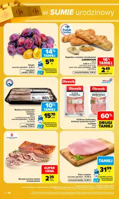 Carrefour - gazetka promocyjna W sumie urodzinowy weekend okazji od czwartku 29.10 do soboty 31.10 - strona 2