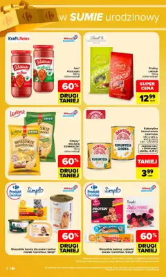 Carrefour - gazetka promocyjna W sumie urodzinowy weekend okazji od czwartku 29.10 do soboty 31.10 - strona 4