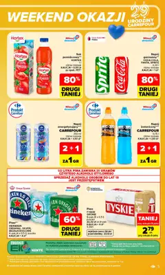 Carrefour Market - gazetka promocyjna W sumie urodzinowy weekend okazji od czwartku 29.10 do soboty 31.10 - strona 5