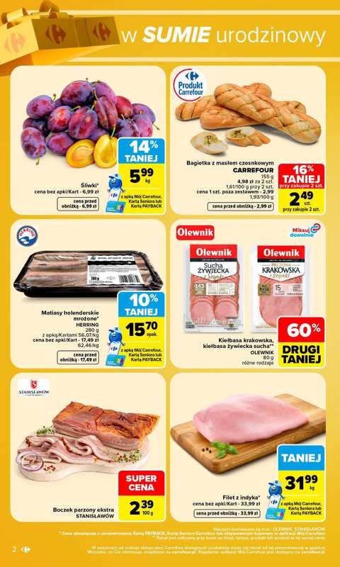 Carrefour Market - gazetka promocyjna W sumie urodzinowy weekend okazji od czwartku 29.10 do soboty 31.10 - strona 2