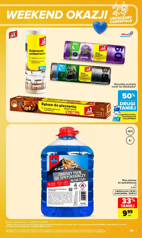 Carrefour Market - gazetka promocyjna W sumie urodzinowy weekend okazji od czwartku 29.10 do soboty 31.10 - strona 7