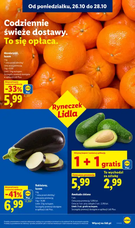 Lidl - gazetka promocyjna Oferta od poniedziałku od poniedziałku 26.10 do środy 28.10 - strona 41