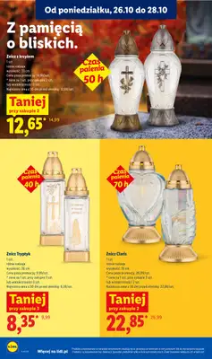 Lidl - gazetka promocyjna Oferta od poniedziałku od poniedziałku 26.10 do środy 28.10 - strona 48