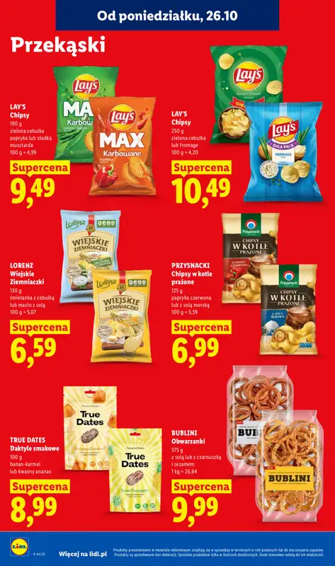 Lidl - gazetka promocyjna Oferta od poniedziałku od poniedziałku 26.10 do środy 28.10 - strona 90