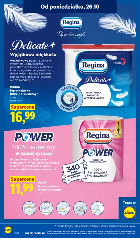 Lidl - gazetka promocyjna Oferta od poniedziałku od poniedziałku 26.10 do środy 28.10 - strona 104