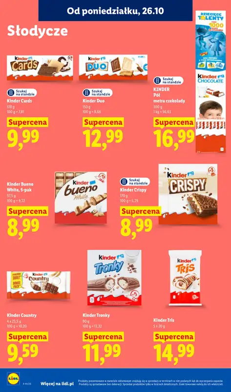 Lidl - gazetka promocyjna Oferta od poniedziałku od poniedziałku 26.10 do środy 28.10 - strona 78