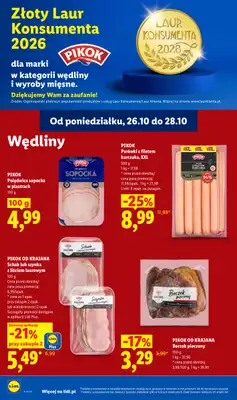 Lidl - gazetka promocyjna Oferta od poniedziałku od poniedziałku 26.10 do środy 28.10 - strona 60