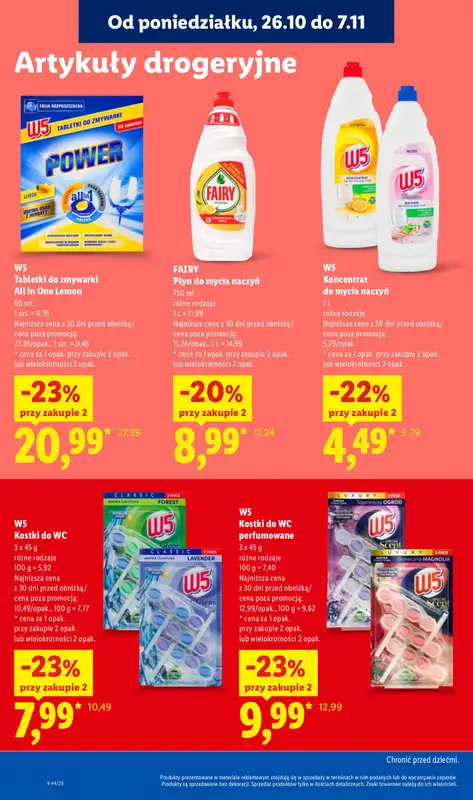 Lidl - gazetka promocyjna Oferta od poniedziałku od poniedziałku 26.10 do środy 28.10 - strona 106