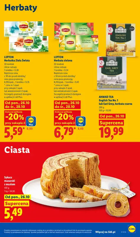 Lidl - gazetka promocyjna Oferta od poniedziałku od poniedziałku 26.10 do środy 28.10 - strona 83