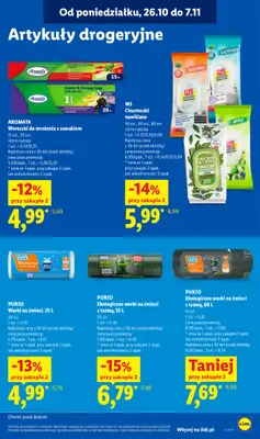 Lidl - gazetka promocyjna Oferta od poniedziałku od poniedziałku 26.10 do środy 28.10 - strona 101