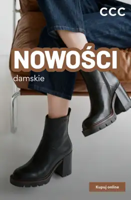 CCC - gazetka promocyjna NOWOŚCI damskie od wtorku 27.10 