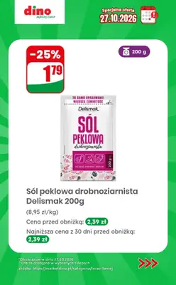 Dino - gazetka promocyjna Specjalna oferta na 27.10.2026 - promocje spoza gazetki od wtorku 27.10 do wtorku 27.10 - strona 8