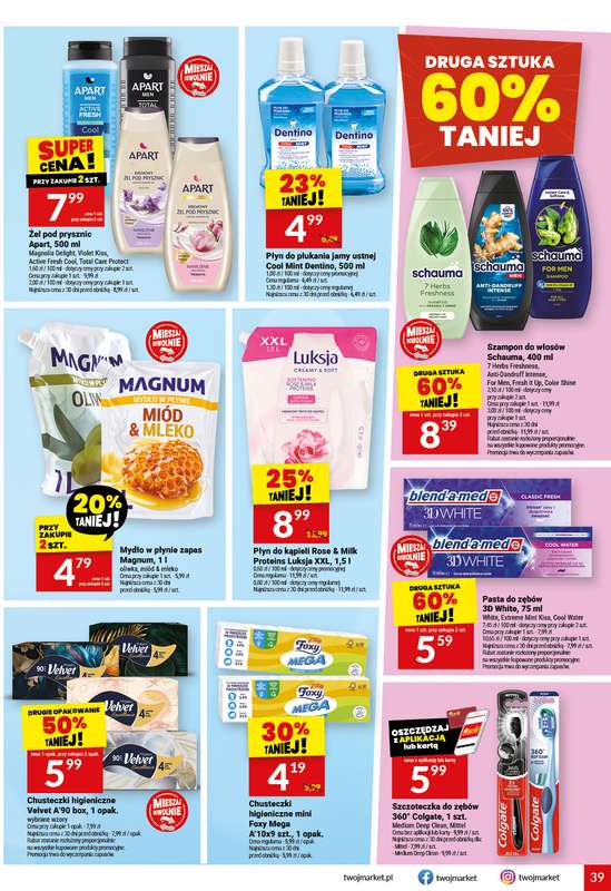 Twój Market - gazetka promocyjna Gazetka od środy 28.10 do wtorku 03.11 - strona 39