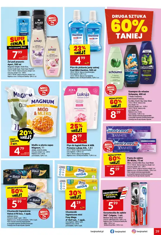 Twój Market - gazetka promocyjna Gazetka od środy 28.10 do wtorku 03.11 - strona 39