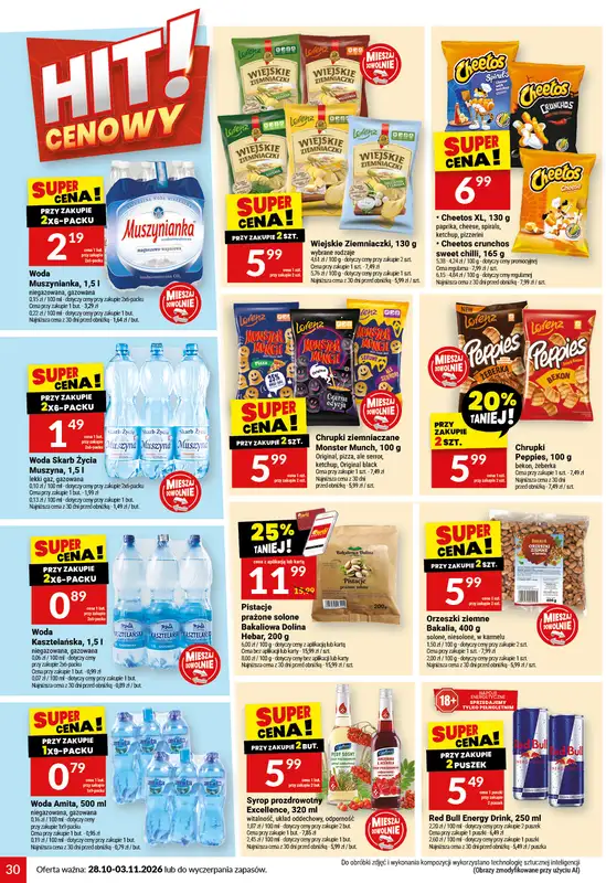 Twój Market - gazetka promocyjna Gazetka od środy 28.10 do wtorku 03.11 - strona 30