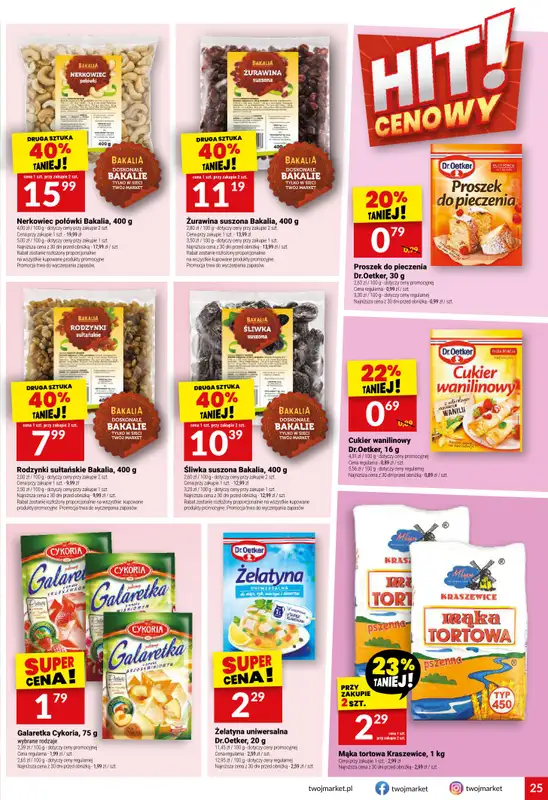 Twój Market - gazetka promocyjna Gazetka od środy 28.10 do wtorku 03.11 - strona 25