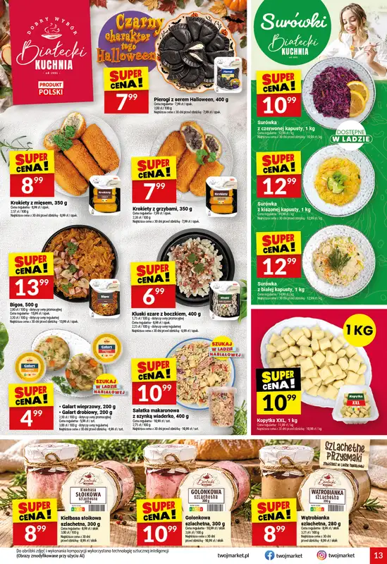 Twój Market - gazetka promocyjna Gazetka od środy 28.10 do wtorku 03.11 - strona 13