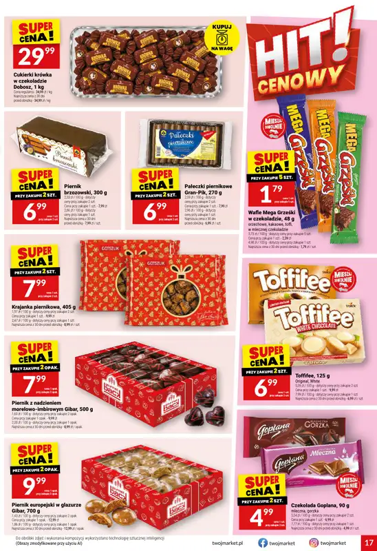 Twój Market - gazetka promocyjna Gazetka od środy 28.10 do wtorku 03.11 - strona 17